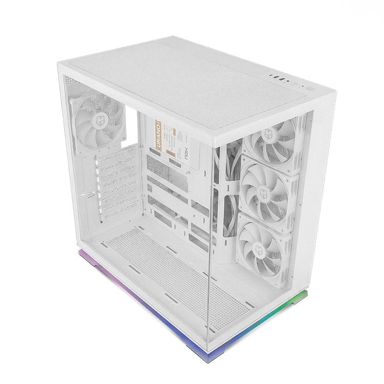 Caja Pc Nox Atx Semitorre Hummer Galaxy Argb Blanca