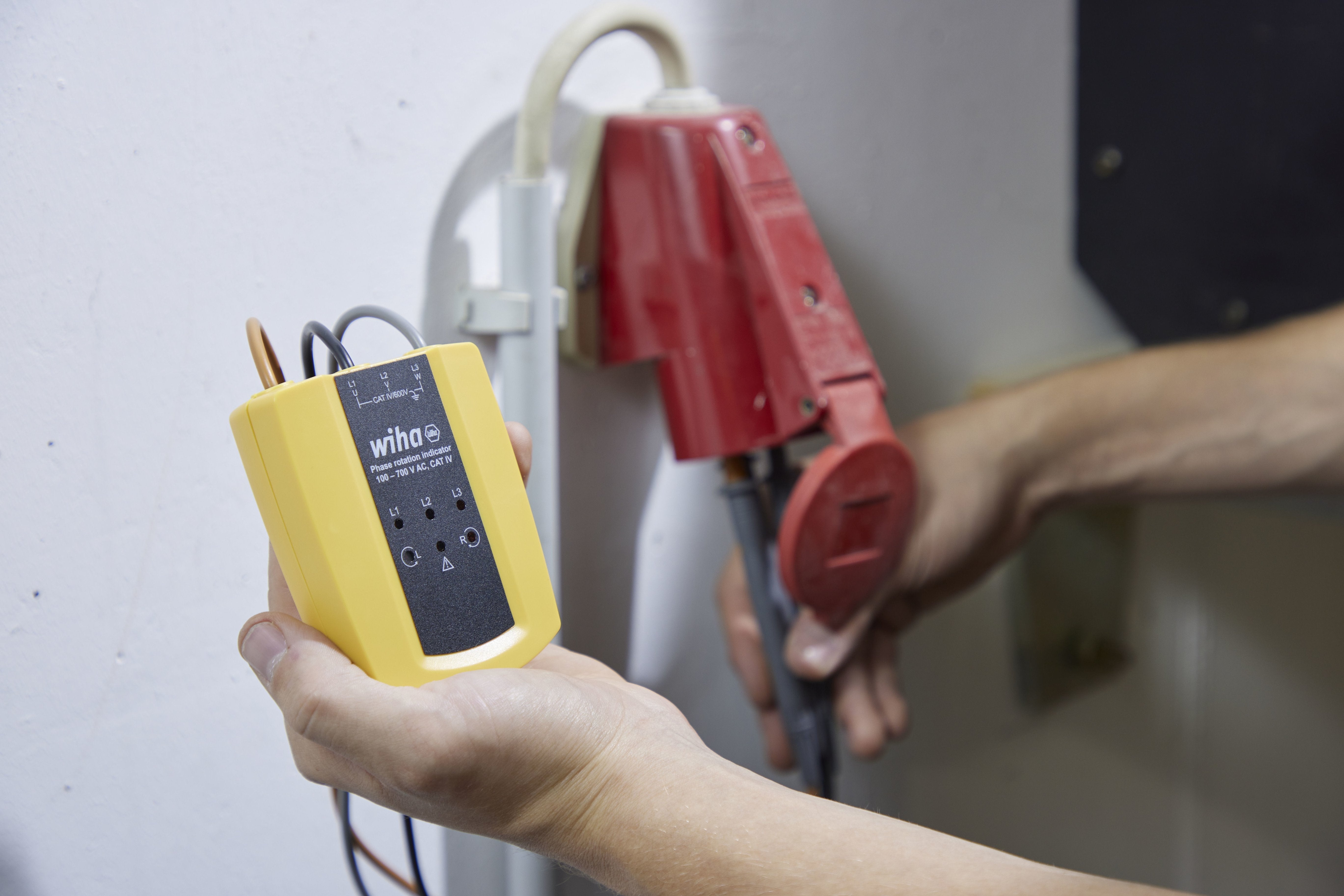 Indicador De Dirección Del Campo Giratorio Wiha 45221, 100 - 700 V Ca, Dispositivo De Medición Amarillo/Negro 45221