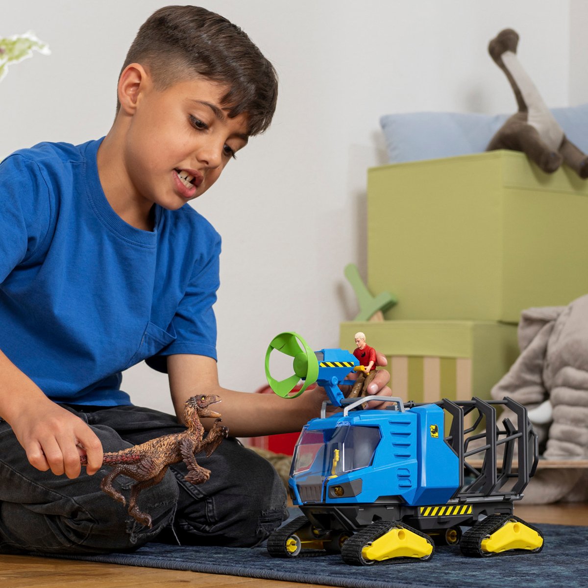 Figura Schleich Dinosaurios Track Vehicle, 42604