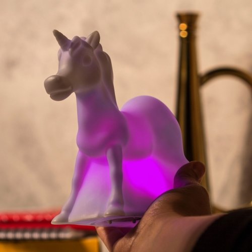 Lámpara  Thumbs Up! De Ambiente Unicornio Cambio De Color Led Blanco
