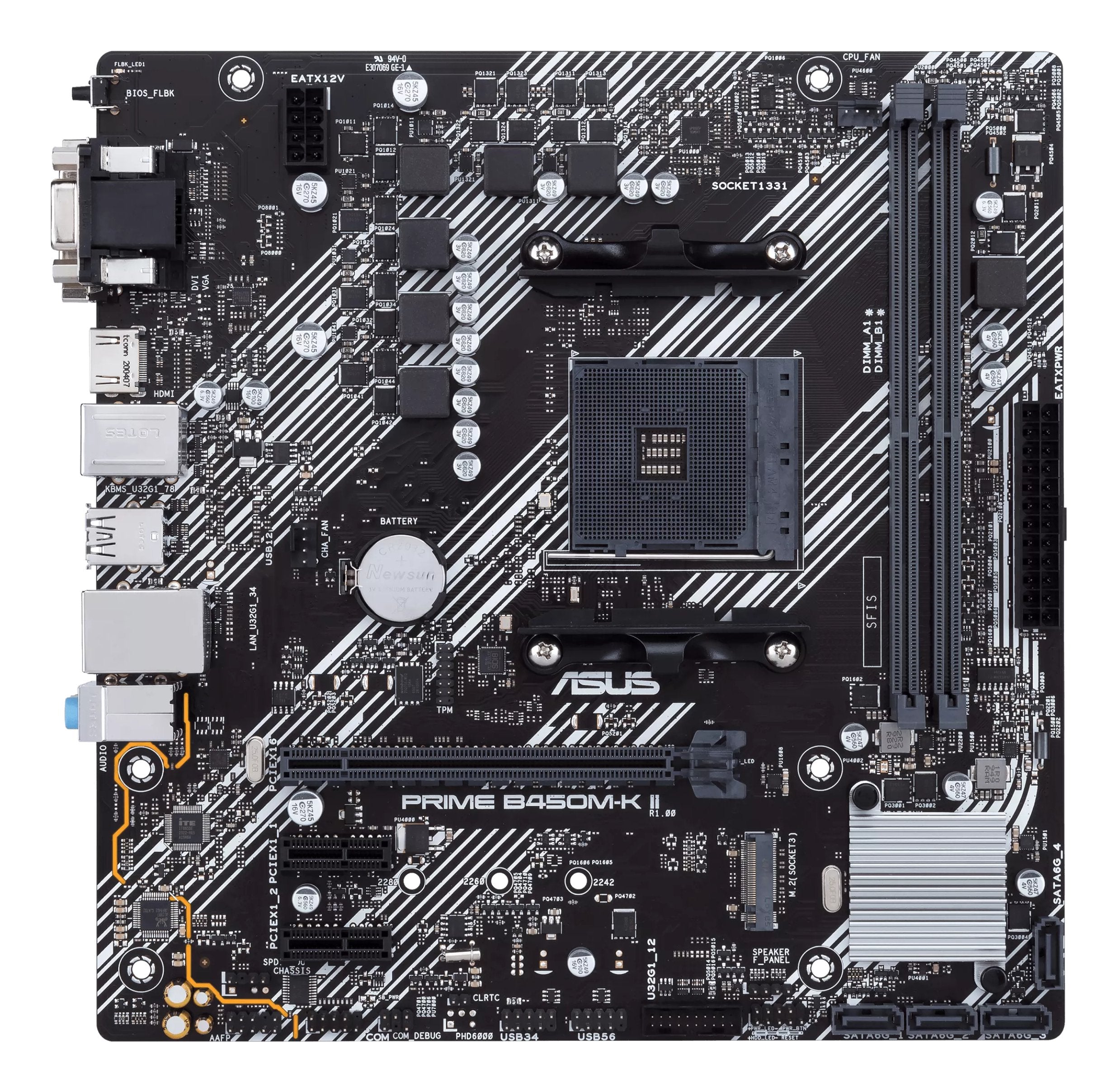Placa Base Asus Am4 Prime B450m-K Ii M-Atx/2xddr4/4xsata6/2xusb 3.2/4x Usb2.0 90mb1600-M0eay0