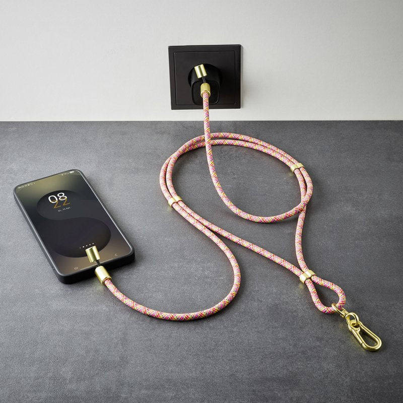 EAN 4034303037223 - Intenso Handykette als Lade- + Datenkabel USB-C bis 1,65m neon mix cable USB USB C Multicolor imagen 8