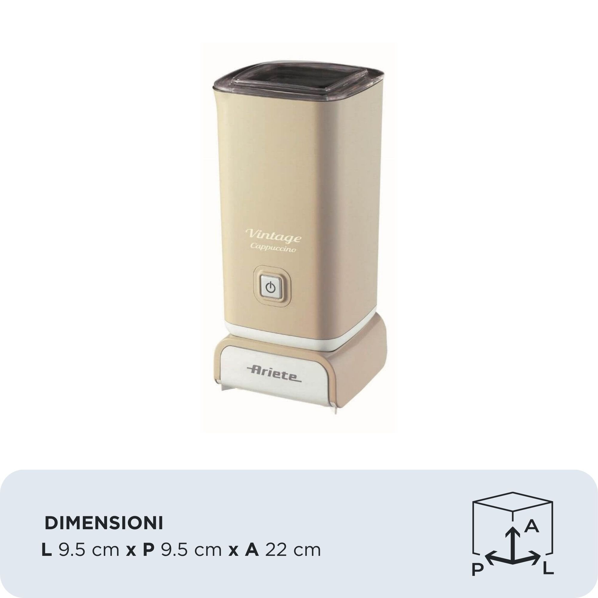 EAN 8003705113954 - Ariete 2878/03 Automatic milk frother/warmer Beige imagen 2