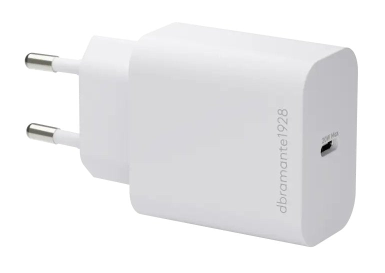 Dbramante1928 Re-Charge - Fuente De Alimentación - Groverpackung - 20 Watt - 3 A - Pd Pps (24 Pin Usb-C) - Wei - Europa