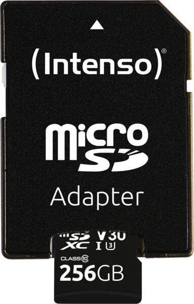EAN 4034303037643 - Intenso 3433492 memoria flash 256 GB MicroSDXC UHS-I Clase 10 imagen 1