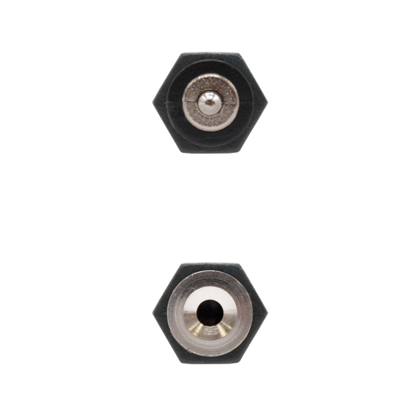 Adaptador De Audio Estéreo Jack 2.5mm-H A Jack 3.5mm-M · Negro