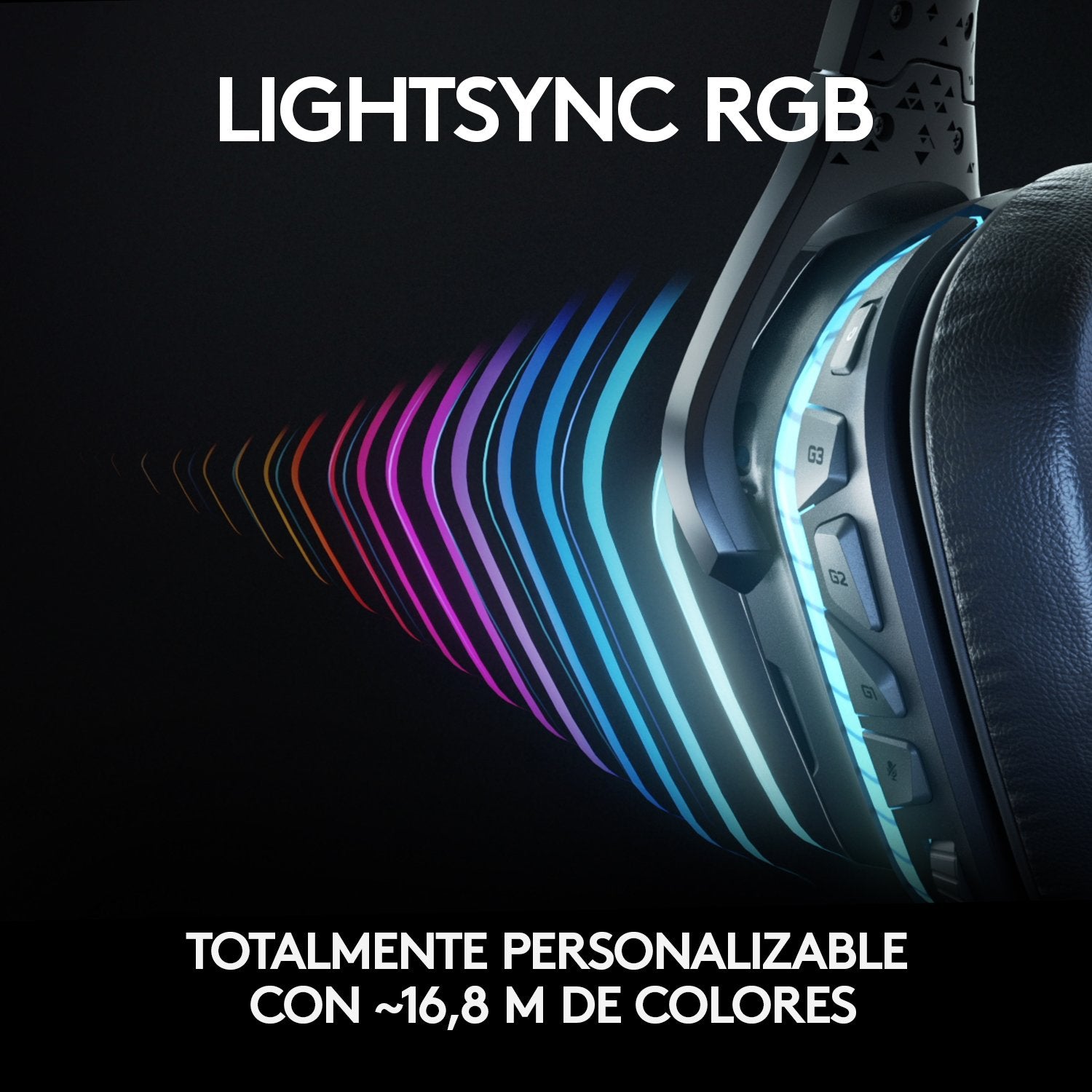 EAN 5099206081918 - Logitech G 981-000744 auricular y casco Auriculares Inalámbrico Diadema Juego Negro, Azul imagen 16