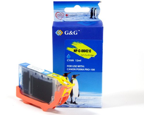 G&G Cartucho Compatible Canon Cli-42c 6385b001 Cyan
