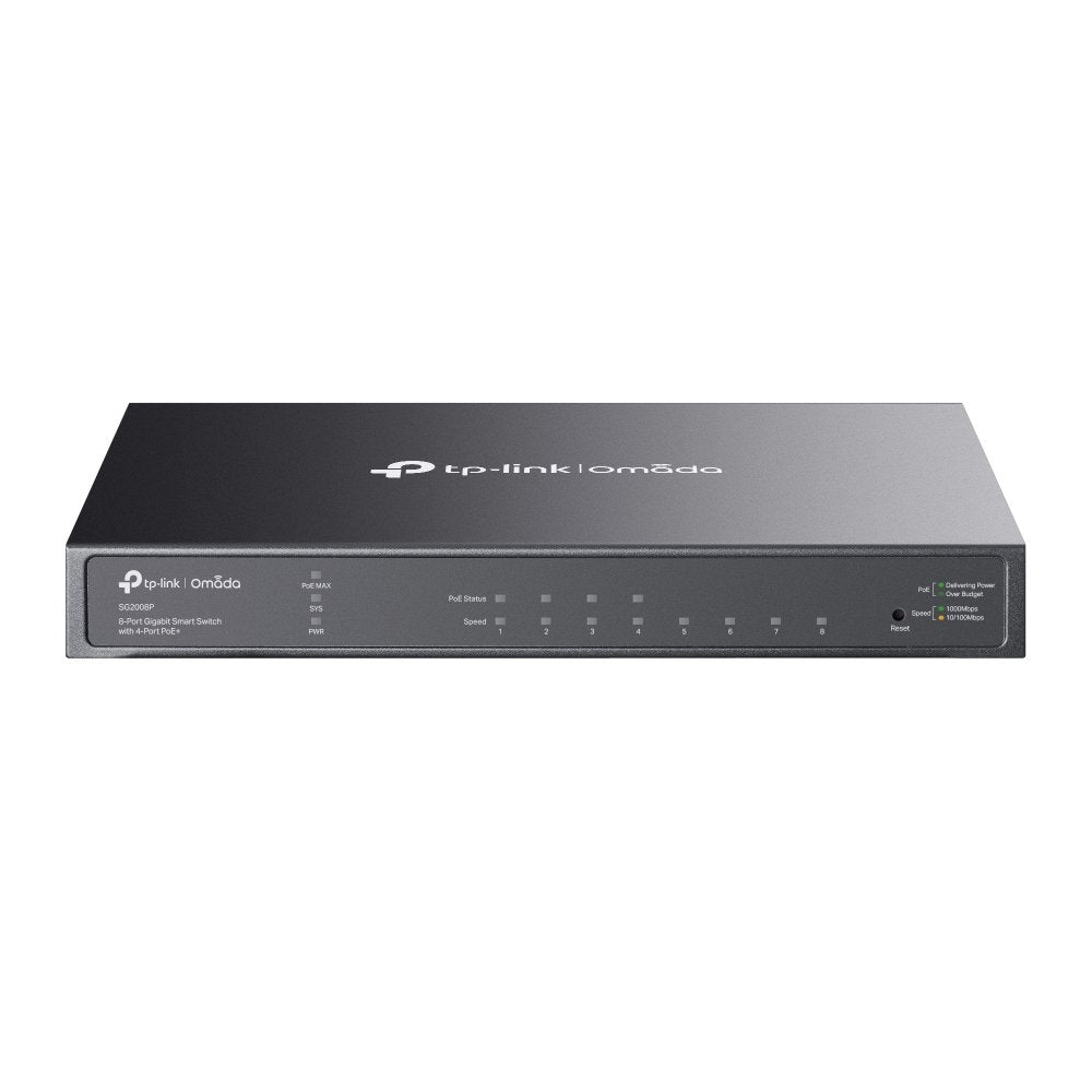 Switch Tp-Link Tl-Sg2008p Gigabit 8 Port Poe