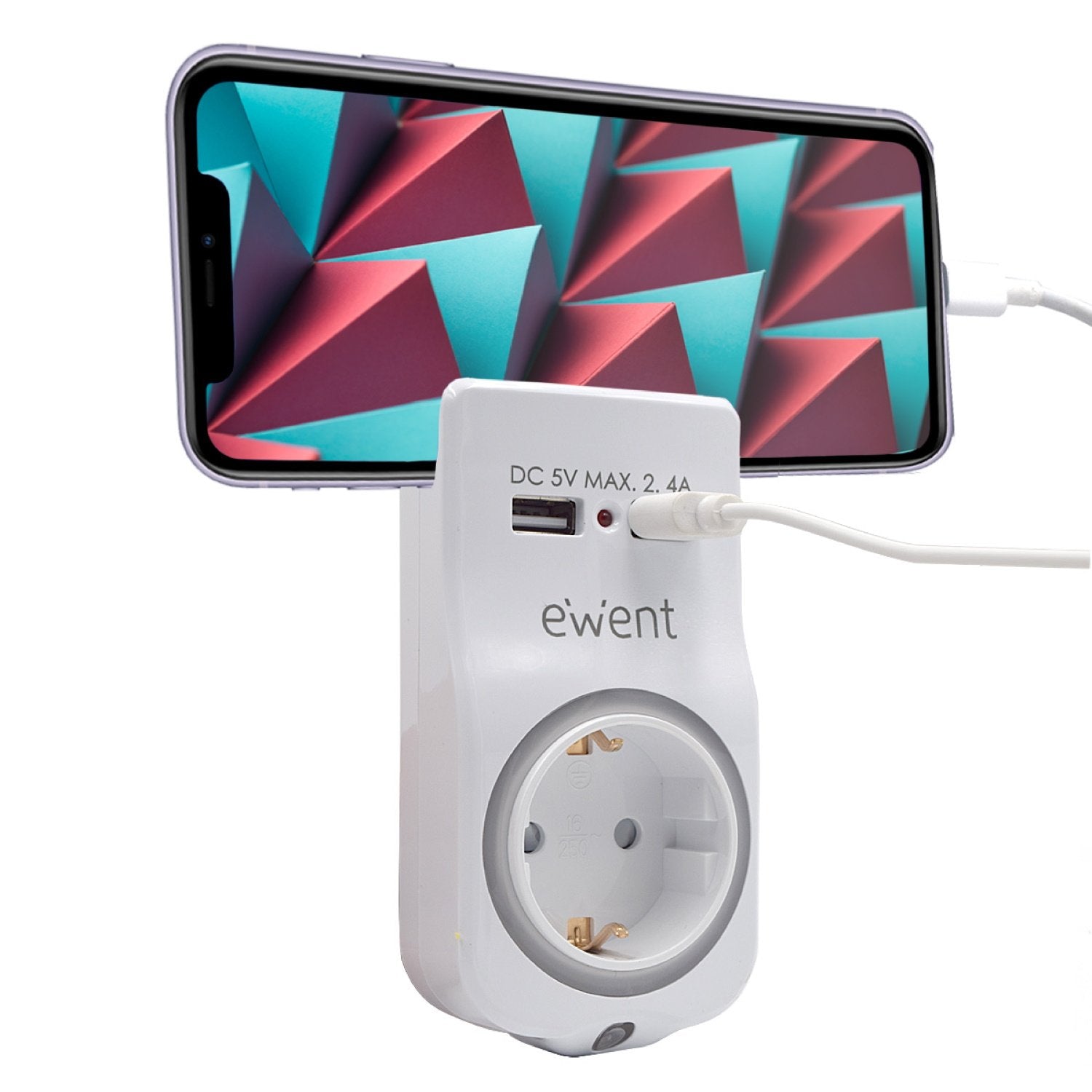 Ewent Cargador Usb 4en1 2.4a