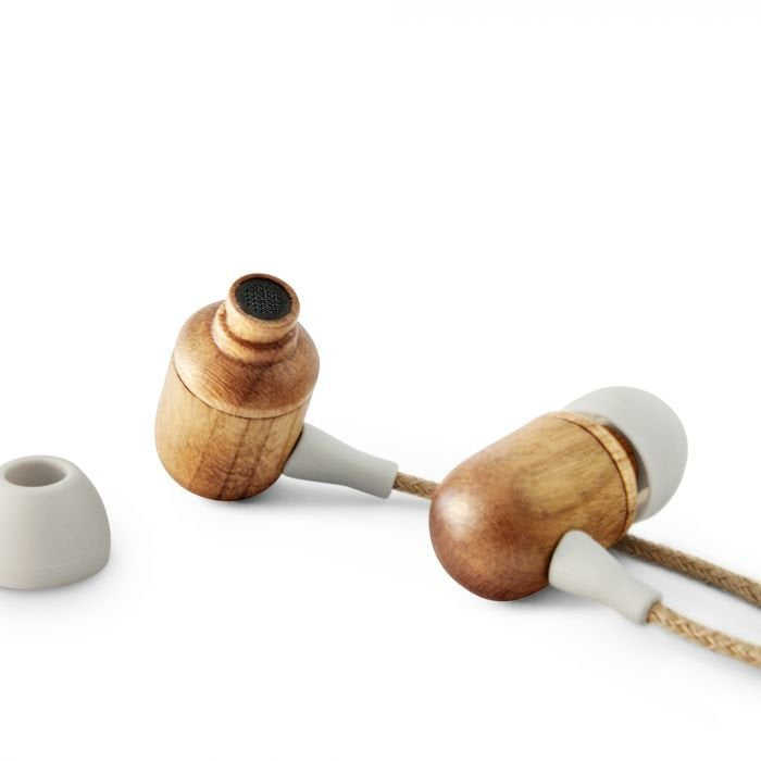 Auricular Energy Earphones Eco Cherry Wood Mic Control Talk 450428