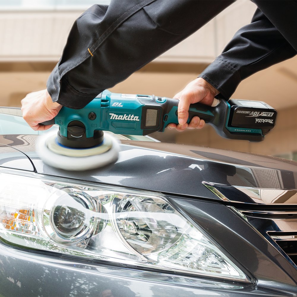 Makita Pulidora Excéntrica Inalámbrica Dpo600z, 18 Voltios, Pulidora Dpo600z