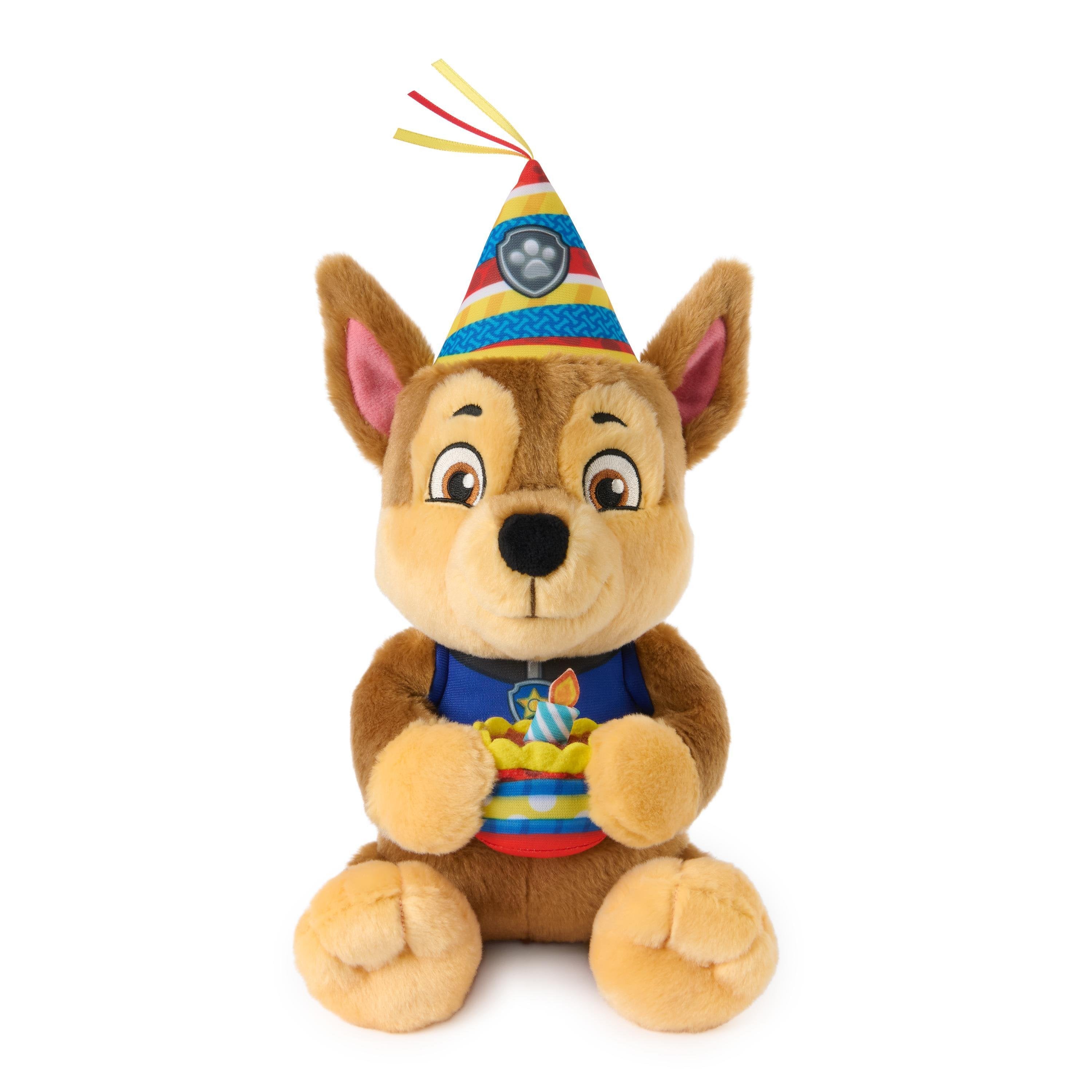 Spin Master Gund - Peluche De Cumpleaños Paw Patrol Chase, Peluche 23 Cm 6076362
