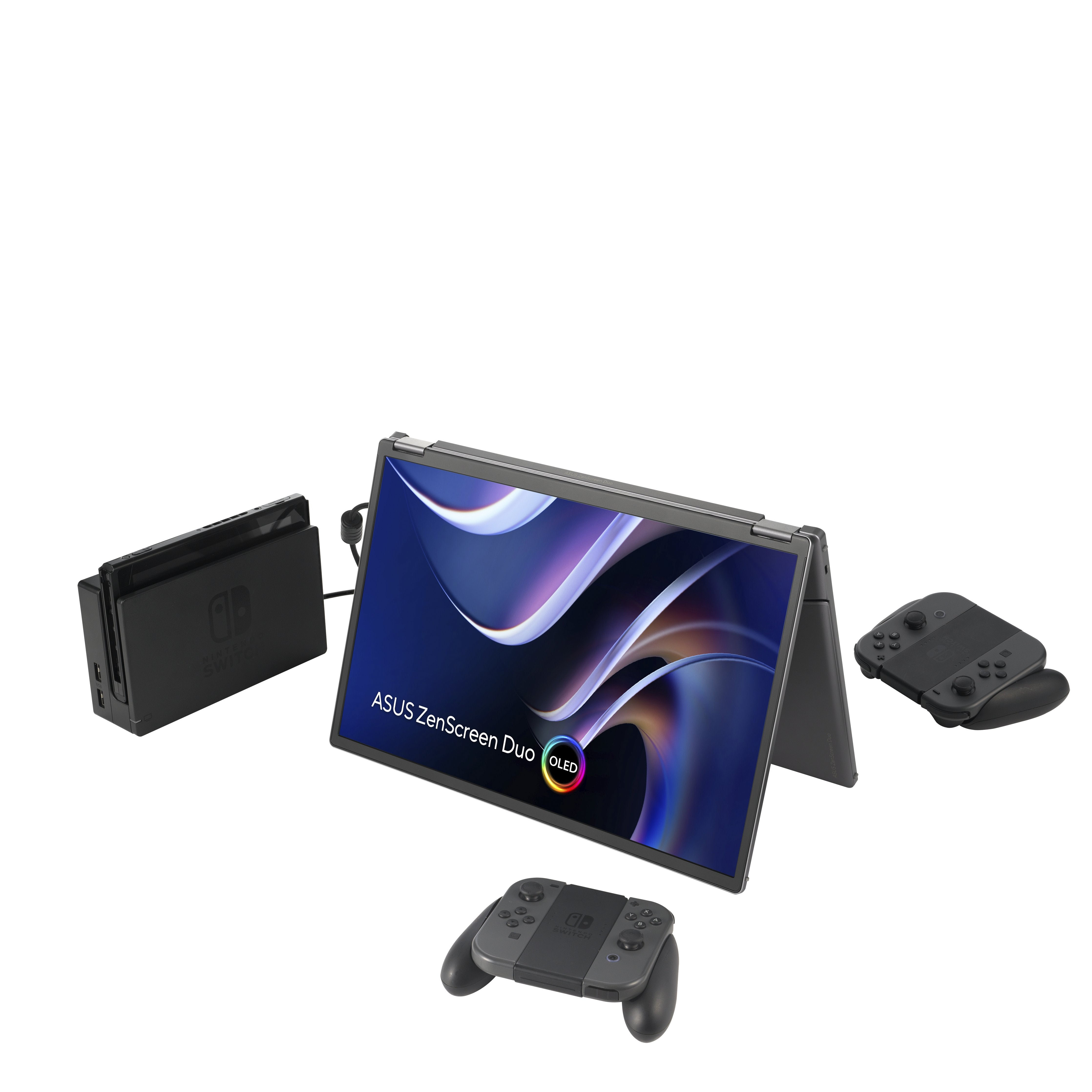 EAN 4711387721551 - ASUS ZenScreen Duo OLED MQ149CD pantalla para PC 35,6 cm (14") 1920 x 1200 Pixeles WUXGA Plata imagen 6