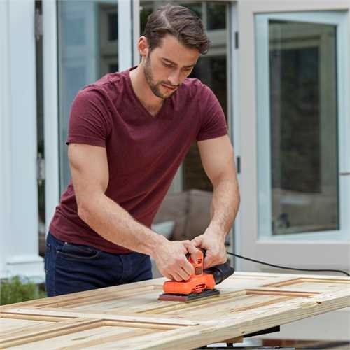 Lijadora Orbital 150w De 1/3 Bew220-Qs Black+Decker