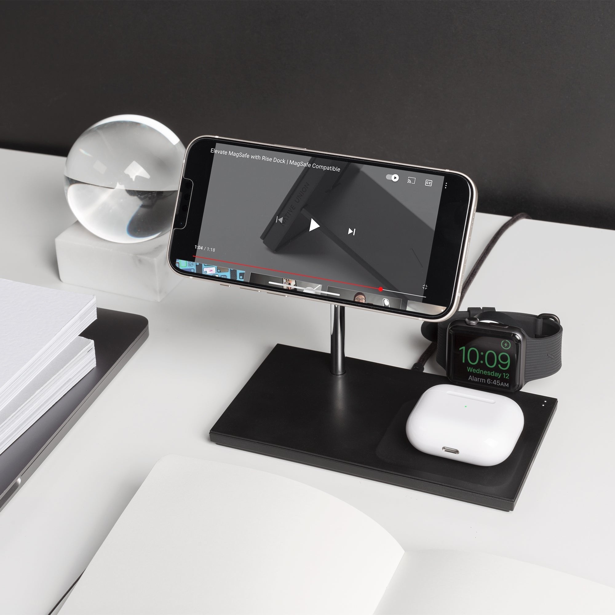 EAN 4895200446675 - Native Union Snap Auriculares, Smartphone, Reloj inteligente Negro USB Cargador inalámbrico Interior imagen 5