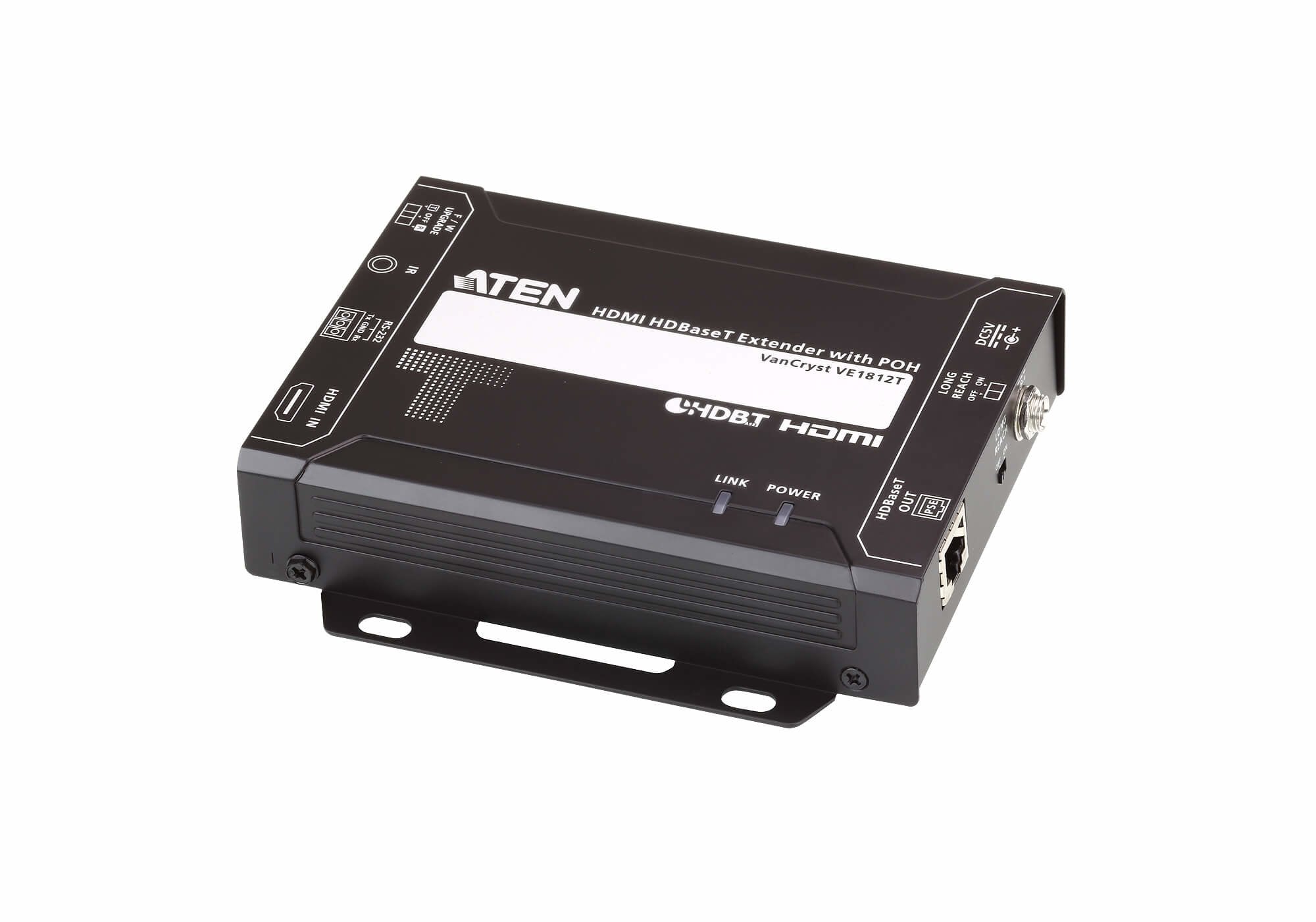 Aten Ve1812t Extensor Audio/Video Transmisor De Señales Av Negro