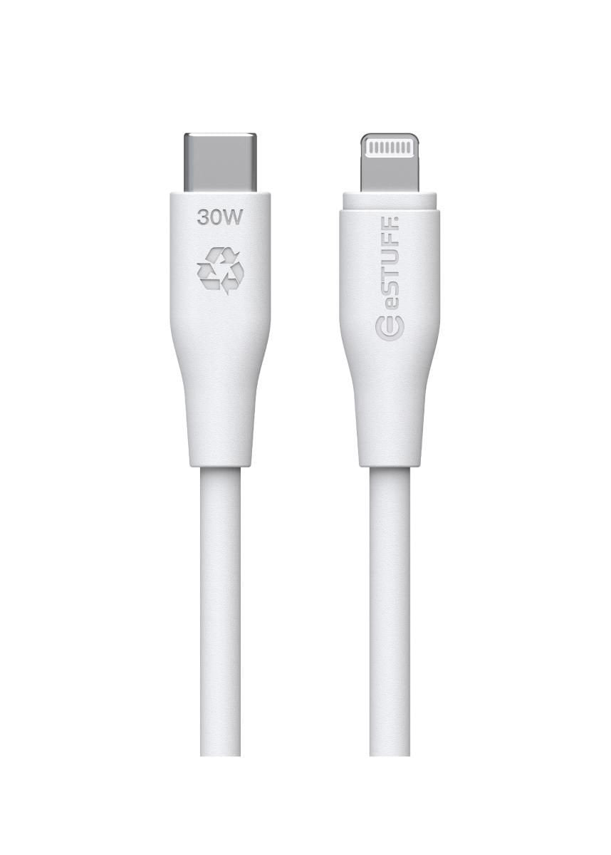 EAN 5715063032251 - eSTUFF ES602370 cable de conector Lightning 3 m Blanco imagen 5