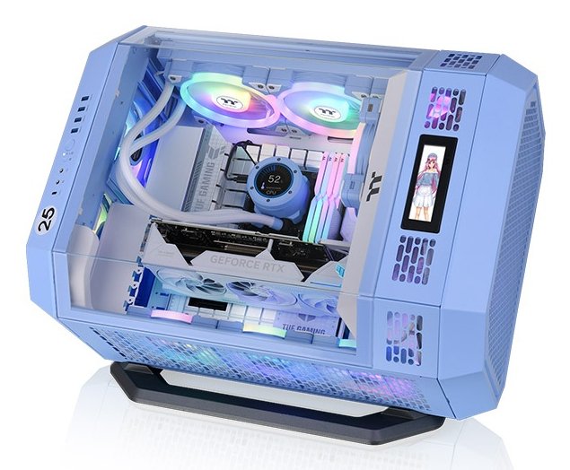 Kit De Soporte De Chasis Thermaltake Para The Tower 600 Hydrangea Blue Negro Azul, Para Colocación Horizontal Ac-076-Onfnan-A1