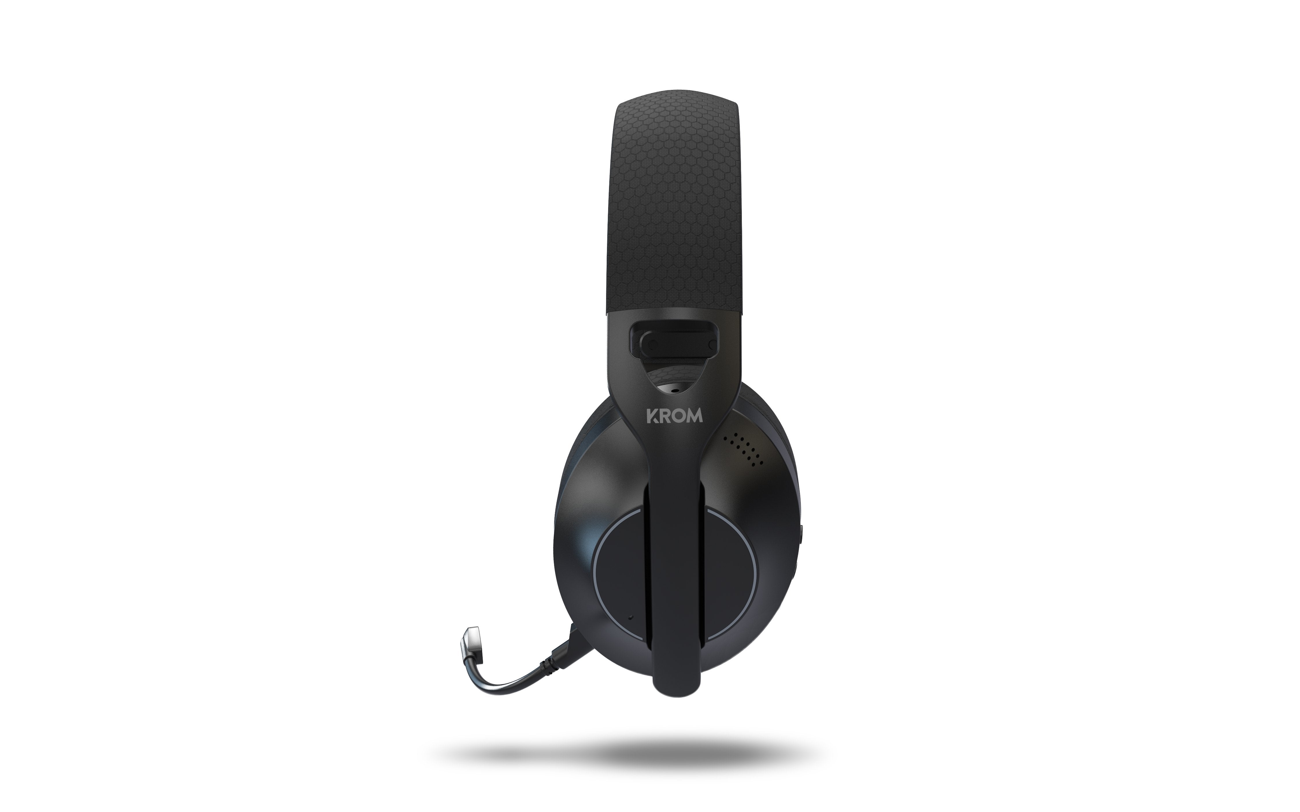 Auriculares Gaming Inalámbricos Con Micrófono Krom Phase Bluetooth Jack 3.5 Usb 2.0 Negros