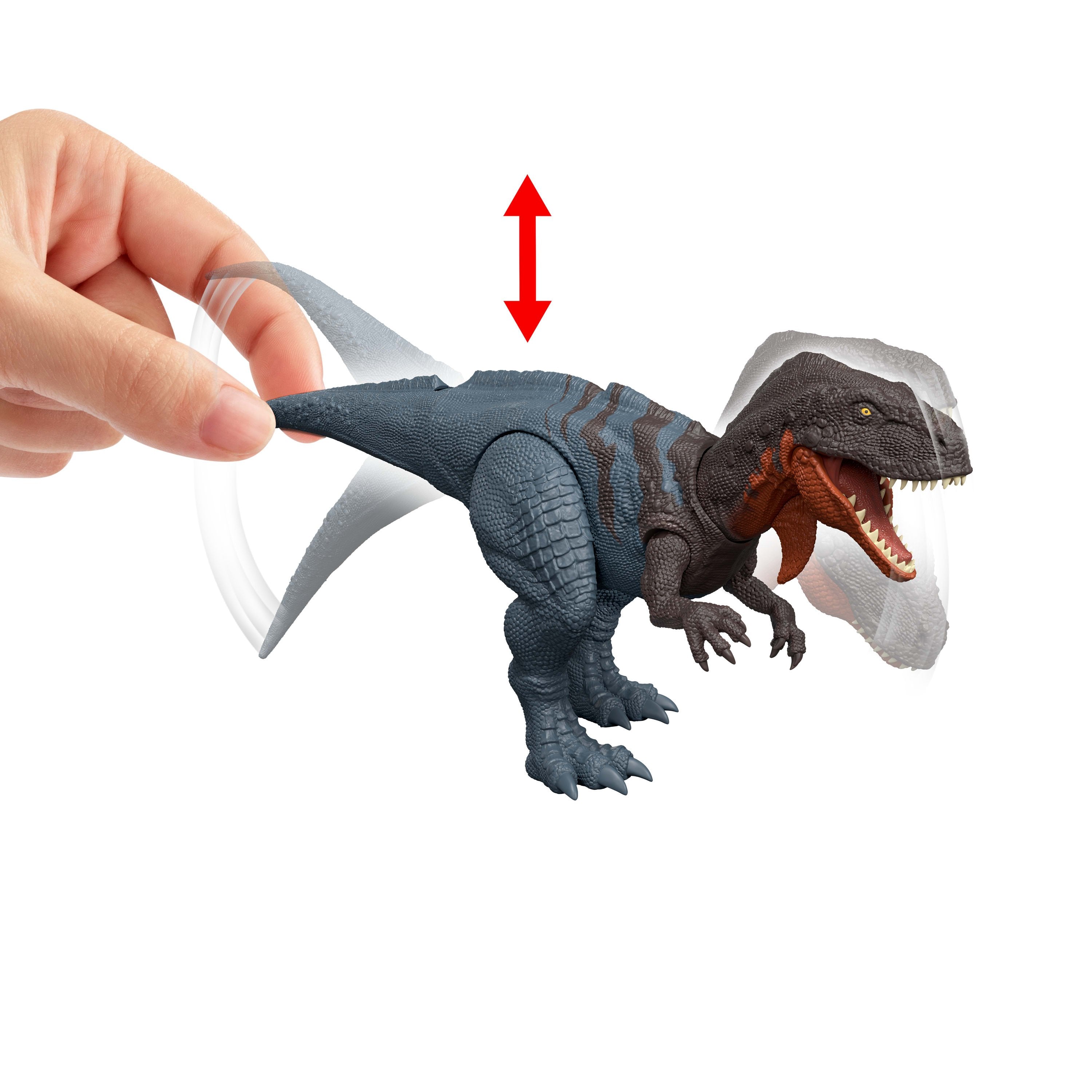 Mattel Jurassic World Wild Roar Abelisaurus Jgb91