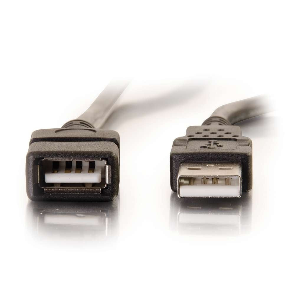 EAN 0757120190189 - C2G USB A Male to A Female Extension Cable 2m cable USB Blanco imagen 3