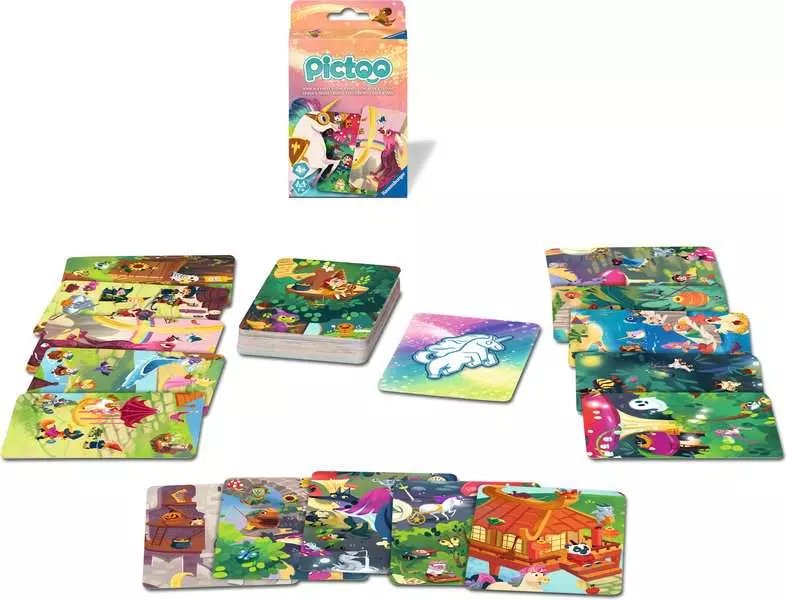 Ravensburger Pictoo Fantasy, Juego De Cartas 23480