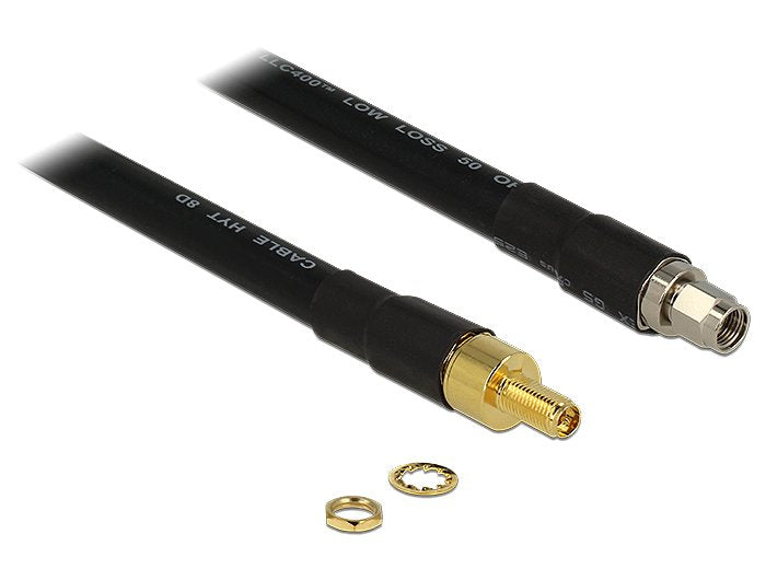 Delock Cable De Antena Rp-Sma Macho > Rp-Sma Hembra Cfd400 Llc400 2 M Low Loss