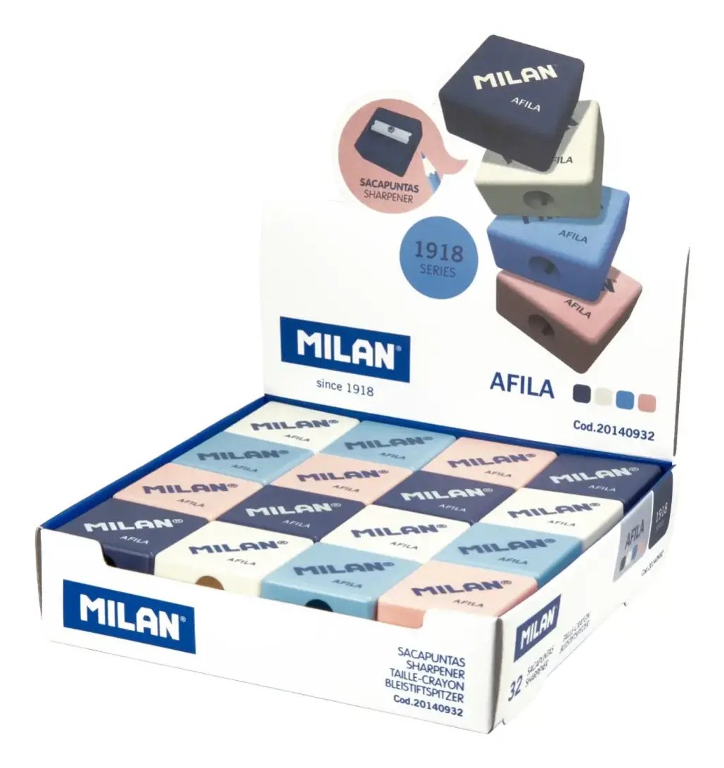 EAN 8411574025641 - Milan 20140932 sacapuntas Sacapuntas manual Colores surtidos imagen 2