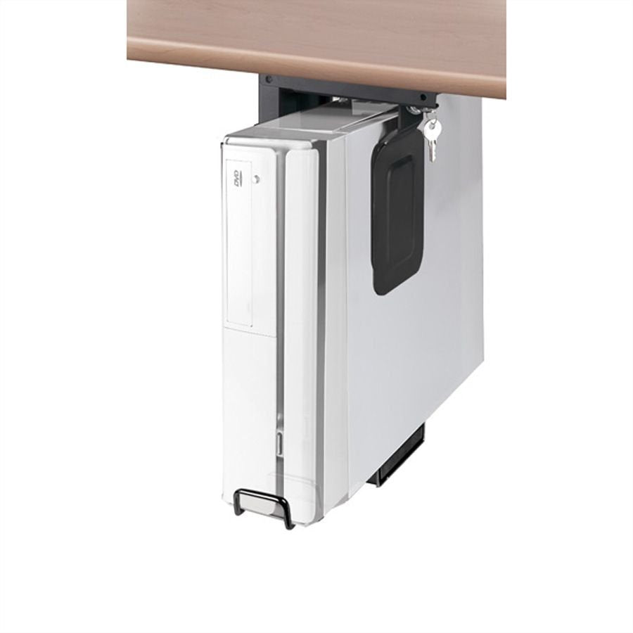 Roline Slim Mini-Pc Soporte Con Cerradura Negro