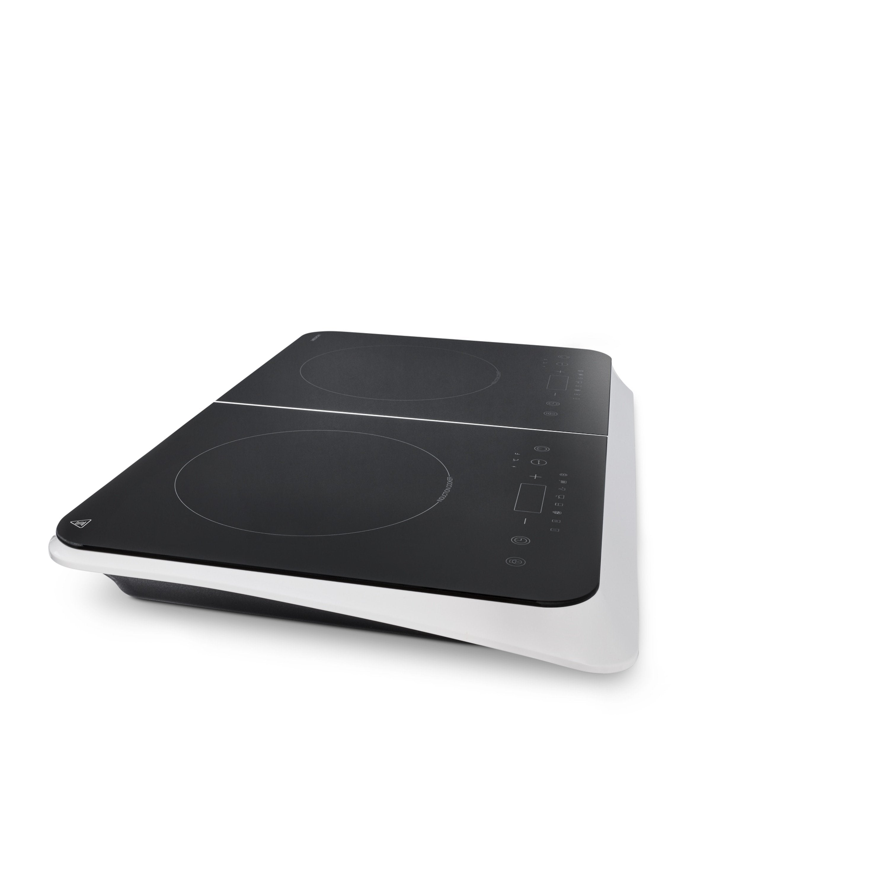 Medion Placa De Inducción Doble, 3500 Vatios10 Ajustes De Temperatura, Pantalla Led, Md18493, Negro