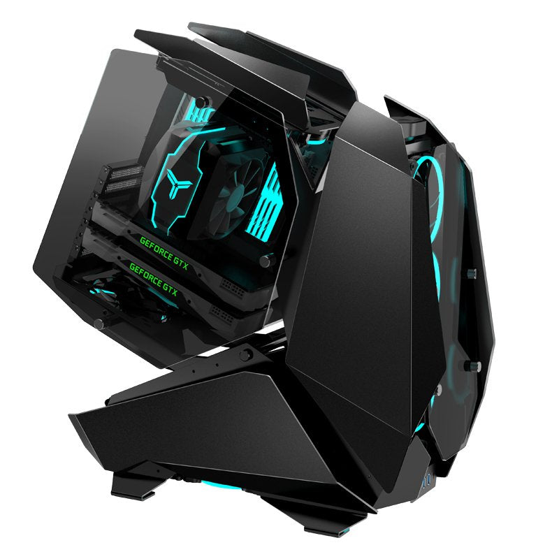 Jonsbo Mod5 Big-Tower Showcase, Tempered Glass - Negro