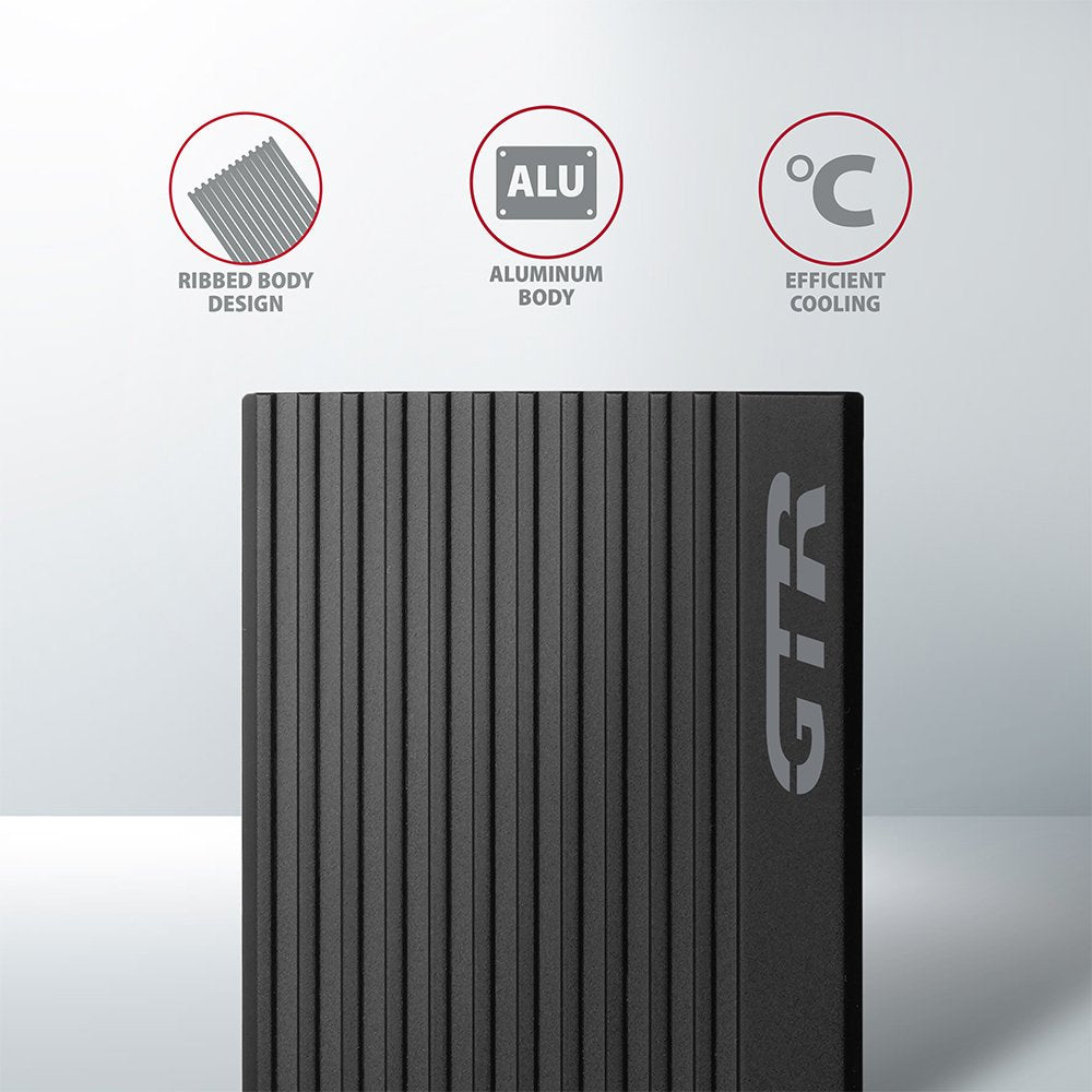 Axagon Gabinete Externo Eem2-Gtr Para Ssd M.2 Usb-C 3.2 Gen 2, Negro