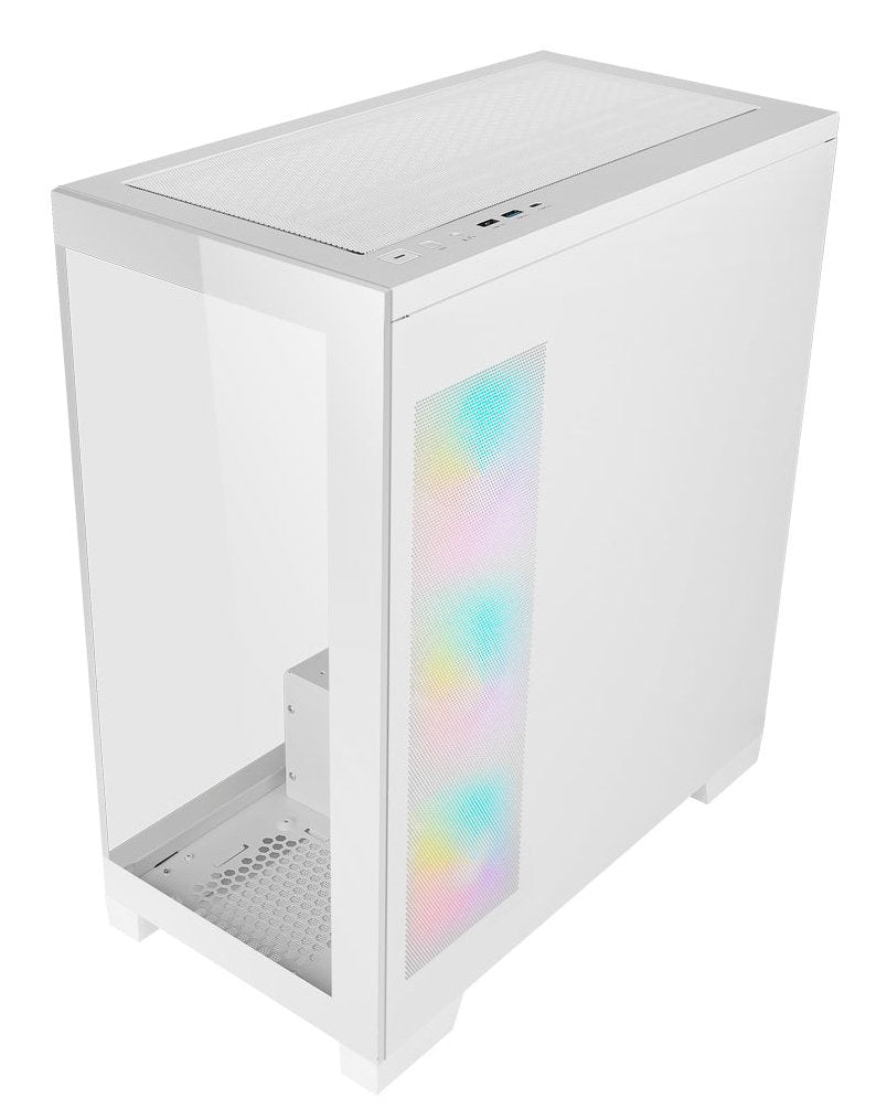 Azza Pc Gaming Caja Midi Cove 570w Usb 2 3 Type C Blanco