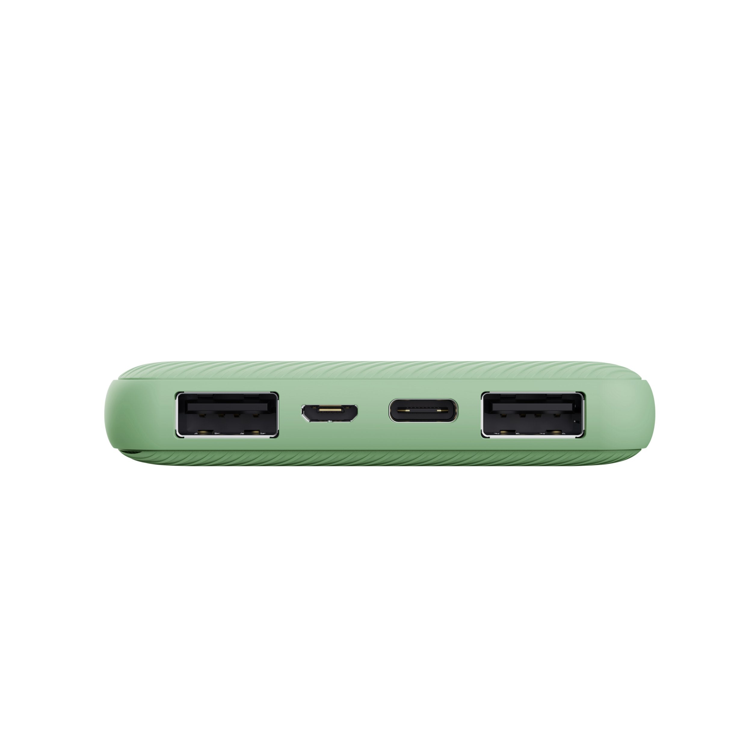 Powerbank Universal Trust Urban Primo Eco 10000 Ultrafina 25028 Verde 10000mah - 2 X Usb-A - 1 Usb-C