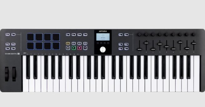 Arturia 231522 Keylab Essential 49 Mk3 Negro Midi Keyboard
