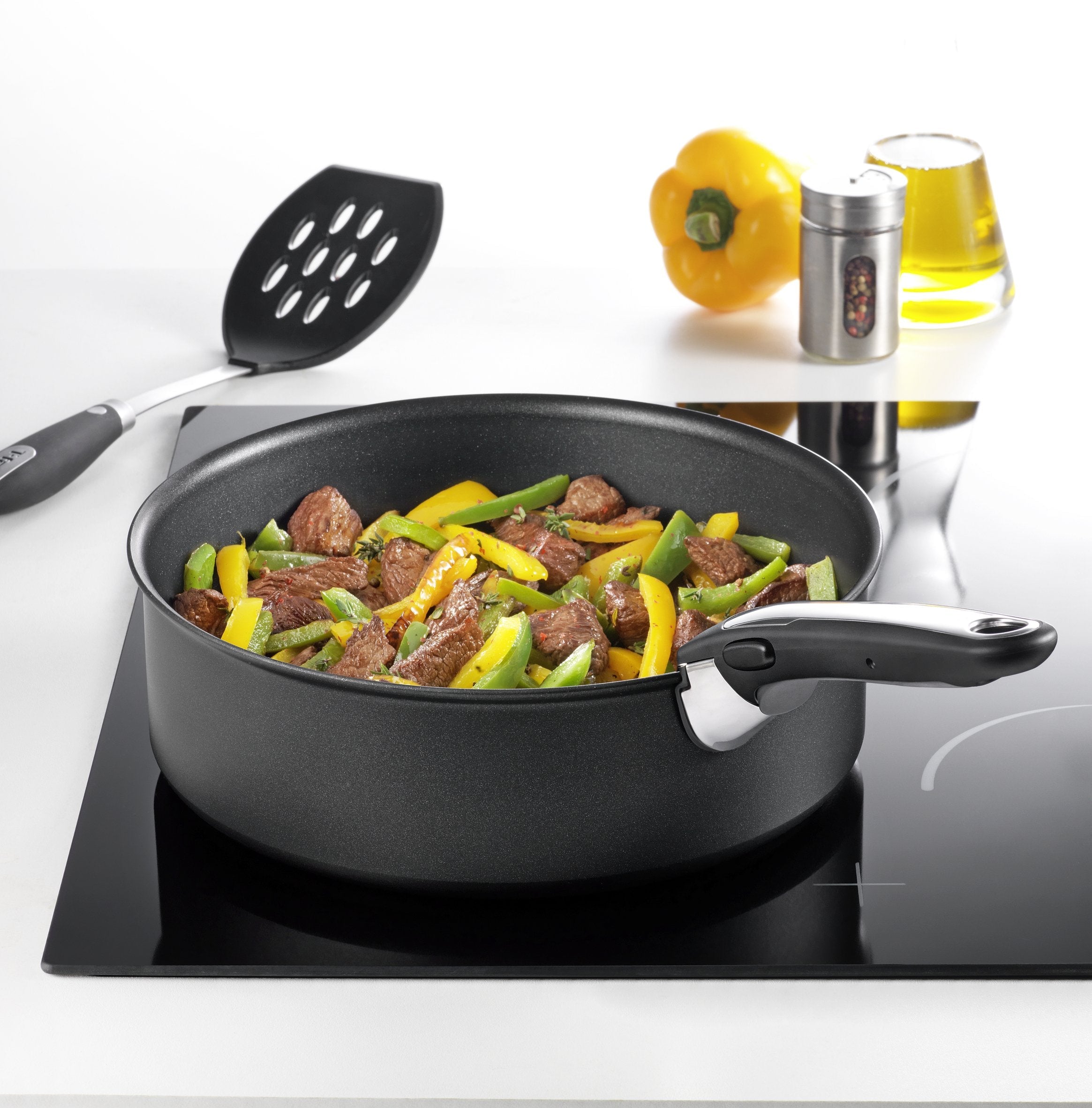 Set Of Pans And Handle Elements 4 Pcs. Ingenio Expertise Ø16+18+20cm