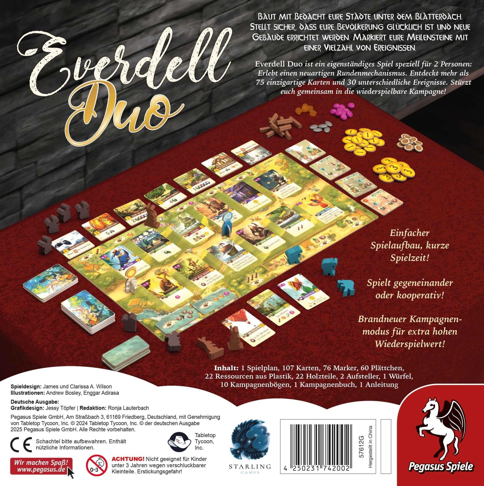 EAN 4250231742002 - Pegasus Everdell Duo 40 min Juego de mesa imagen 4