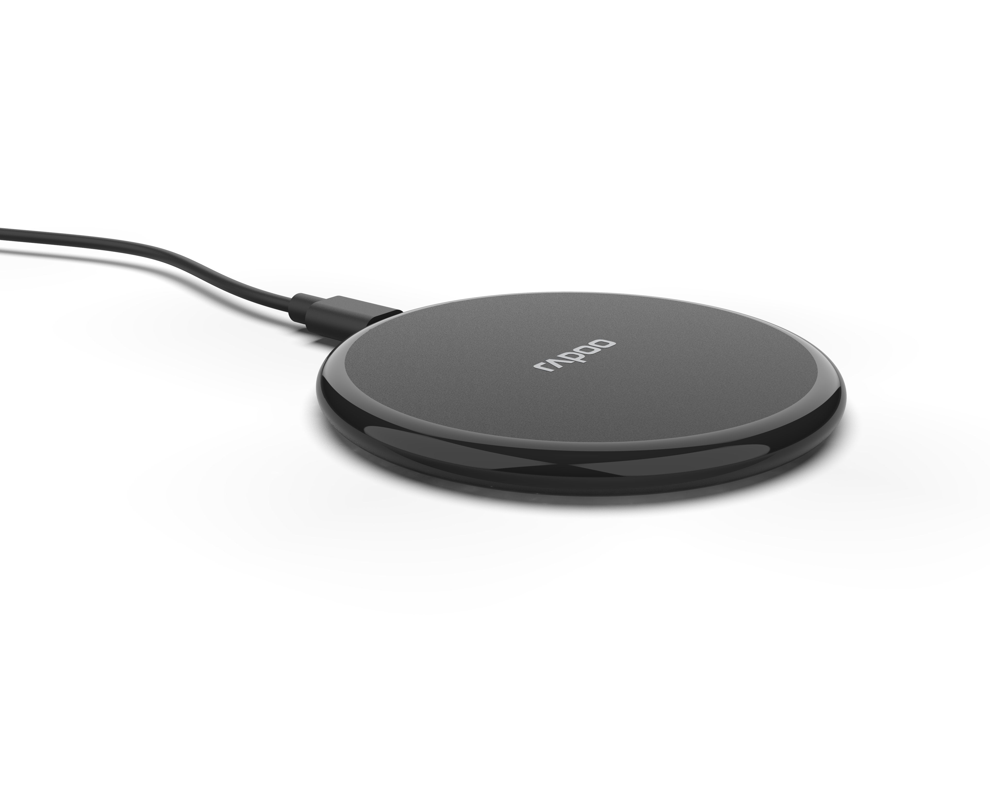 Cargador Inalámbrico Rapoo Xc105 Qi Negro