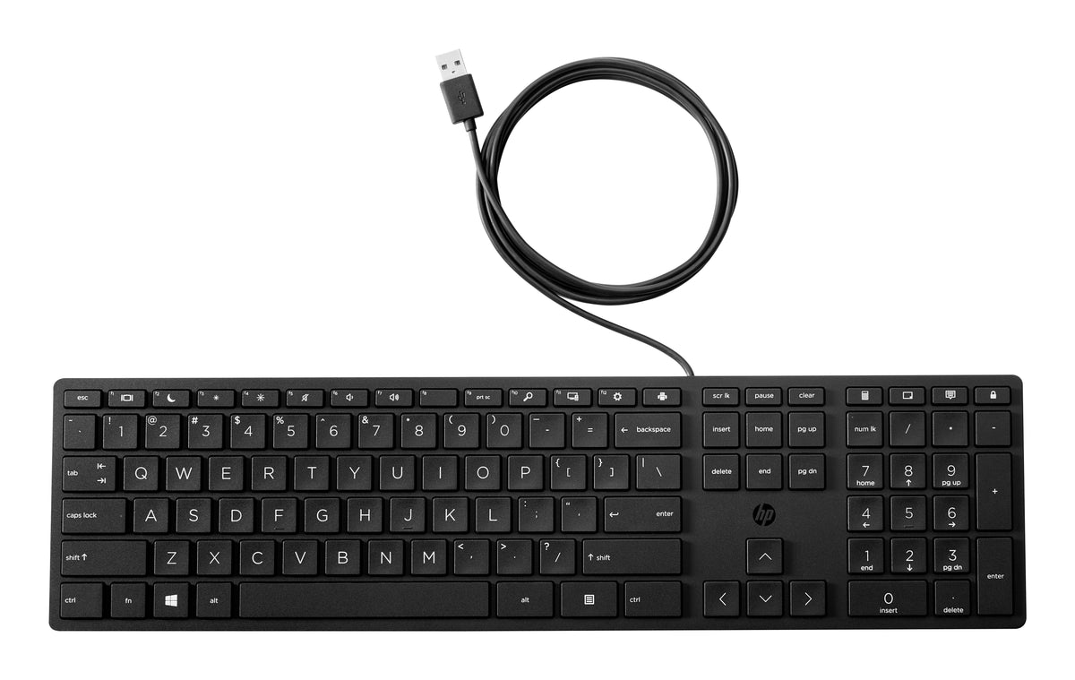 EAN 194721888495 - HP 320K Wired Keyboard teclado Oficina USB Negro imagen 1