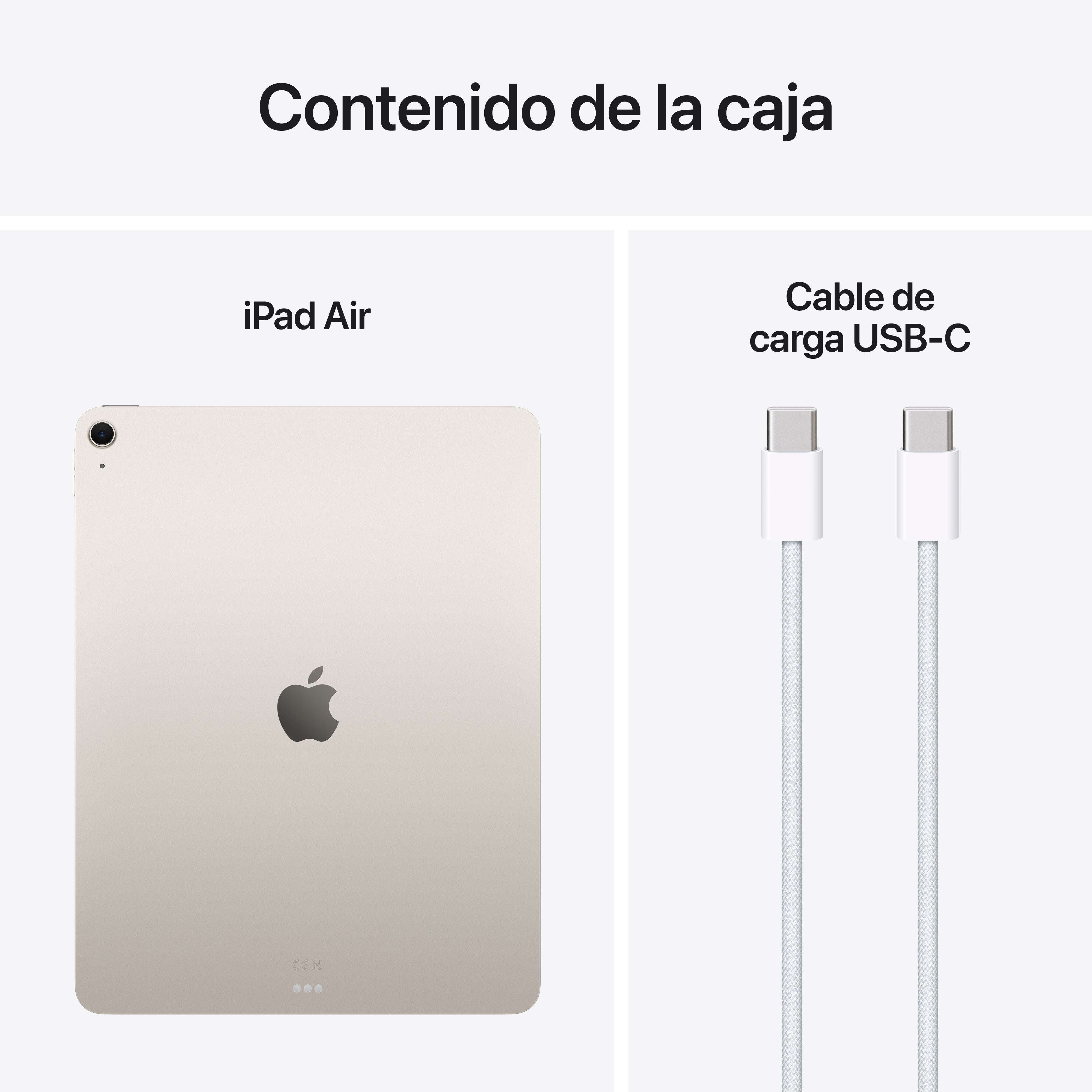 EAN 0195949978647 - Apple iPad Air Apple M 1 TB 33 cm (13") 8 GB Wi-Fi 6E (802.11ax) iPadOS 18 Beige imagen 10