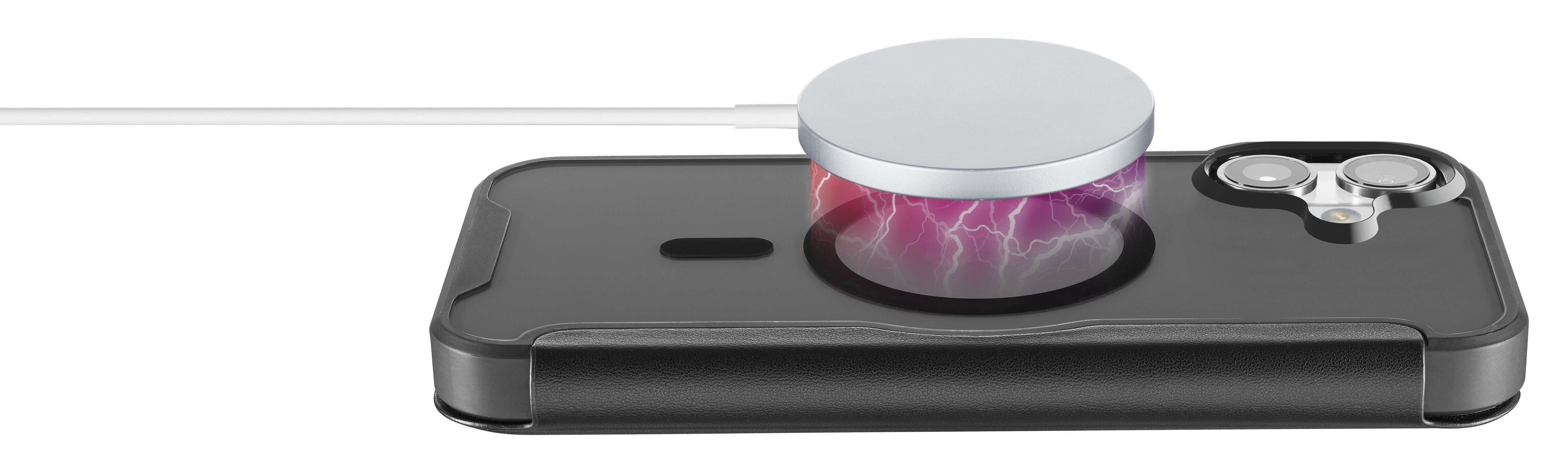 Cellularline Book Case Daily Mag Iphone 16 Negro