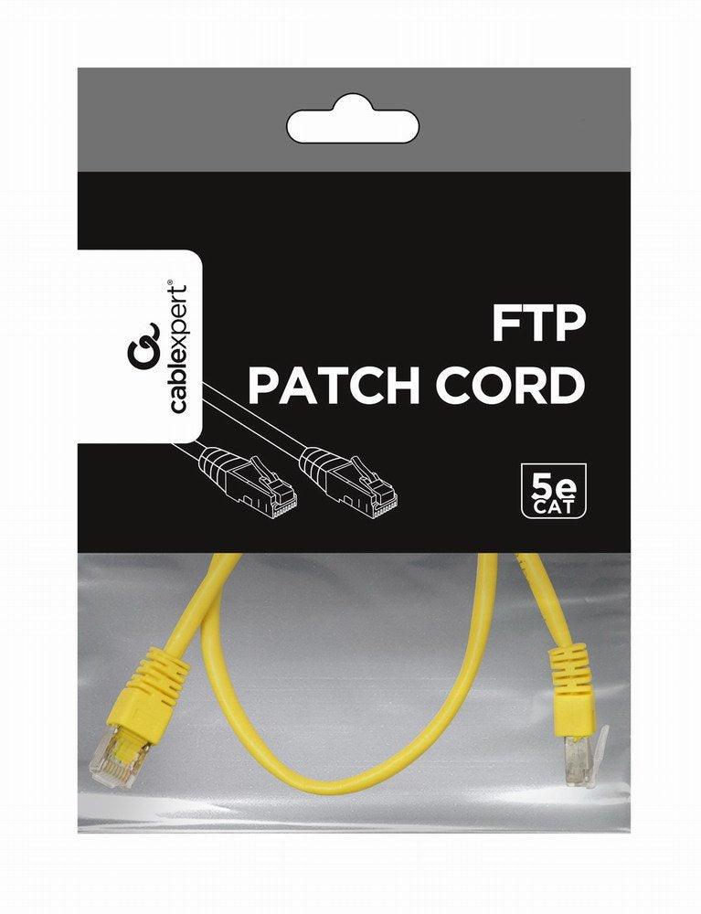 Gembird Cable De Red Rj45, Cat.5e, Ftp, 0.5m, Yellow