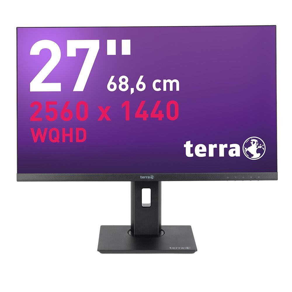 Monitor 27" (2560x1440) Terra 2772w Pv 16:9 Wqhd Ips 5ms Hdmi Dp Usb-C Speaker Negro