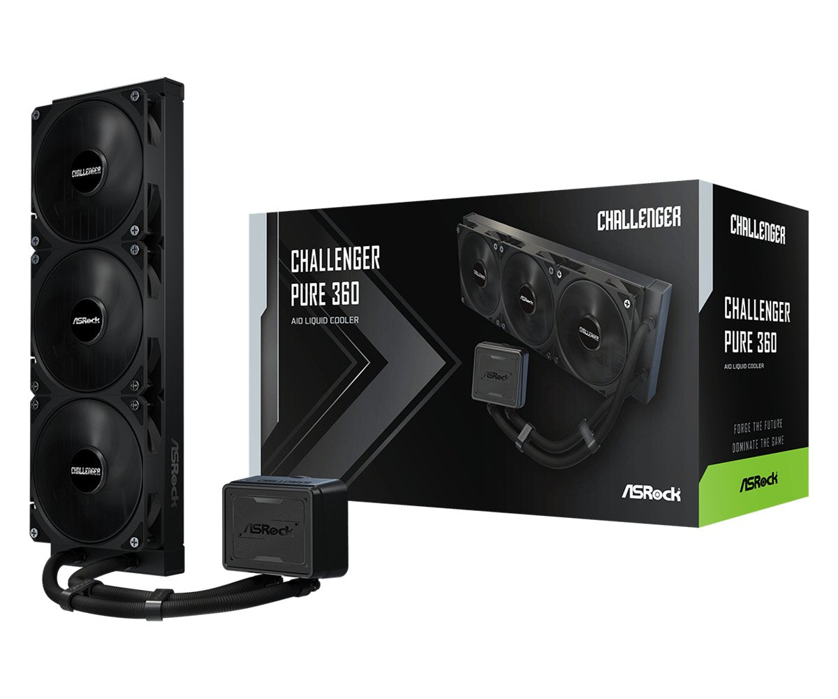 Refrigerador Liquido Cpu Asrock Challenger Pure 360 Black