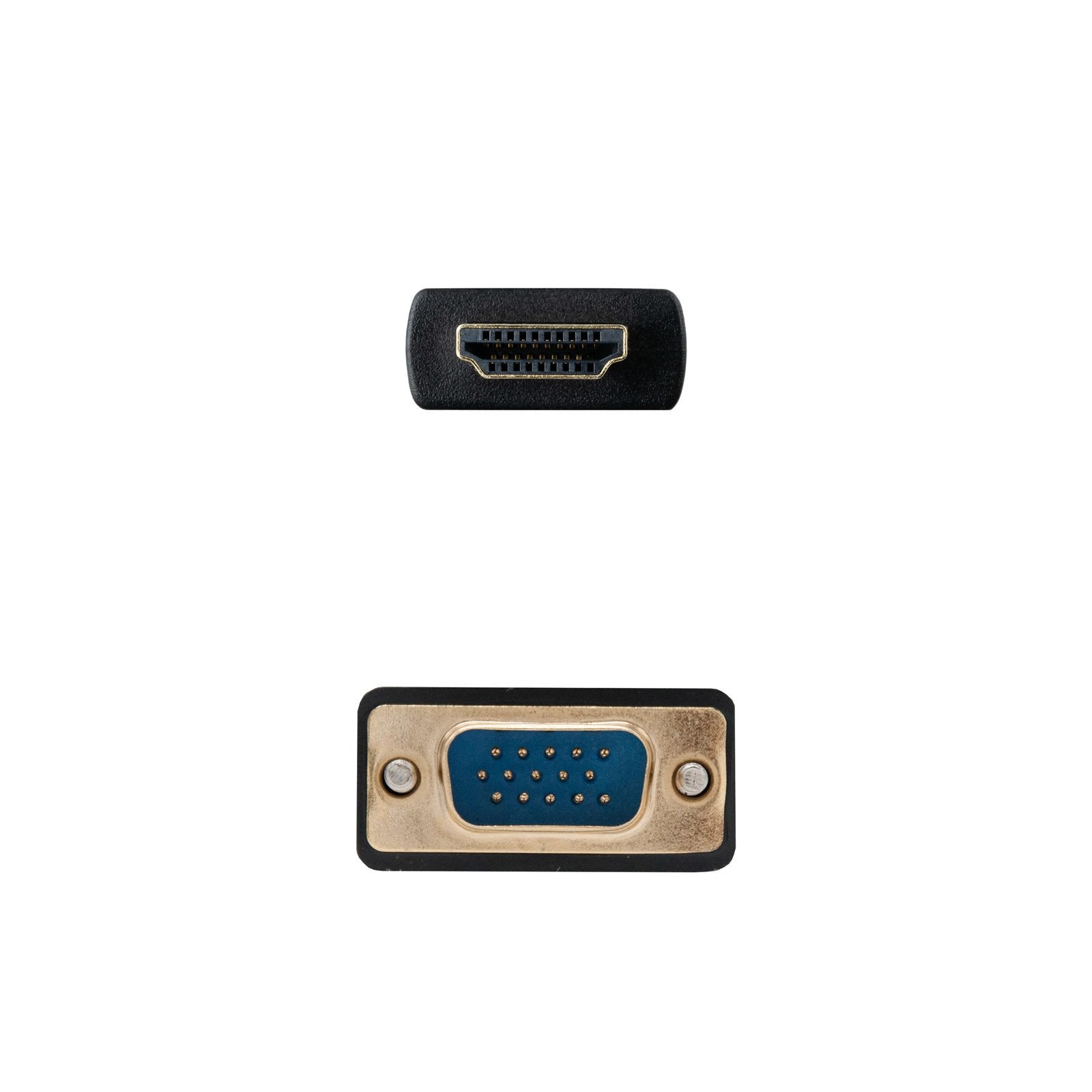 Nanocable Cable Conversor Hdmi A Vga, Hdmi/M-Vga/M 1.8m - Negro