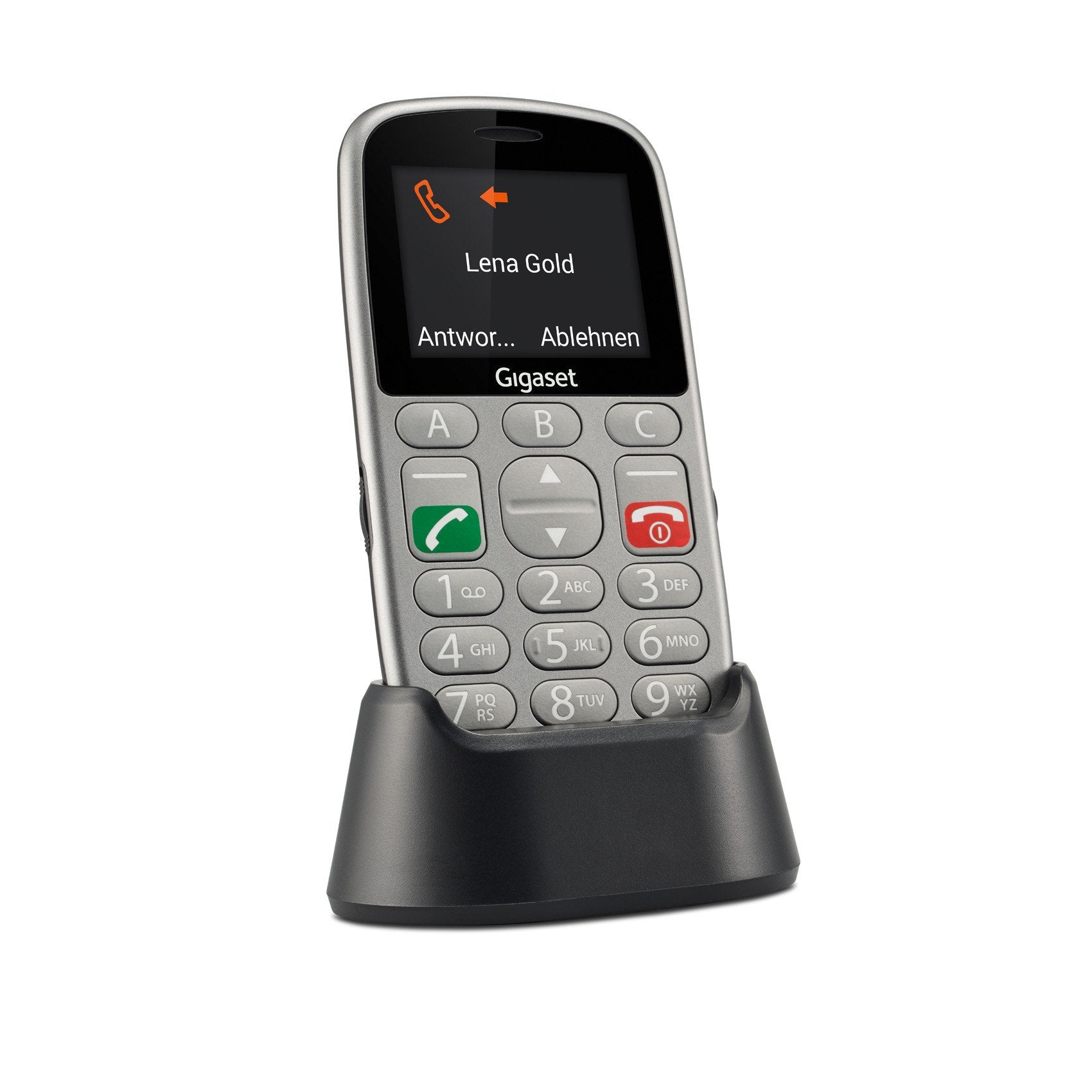 Movil Smartphone Gigaset Life Series Gl390 Gris 2.2/ Microsd Hasta 32gb / 800 Mah / Sos / Base Carga