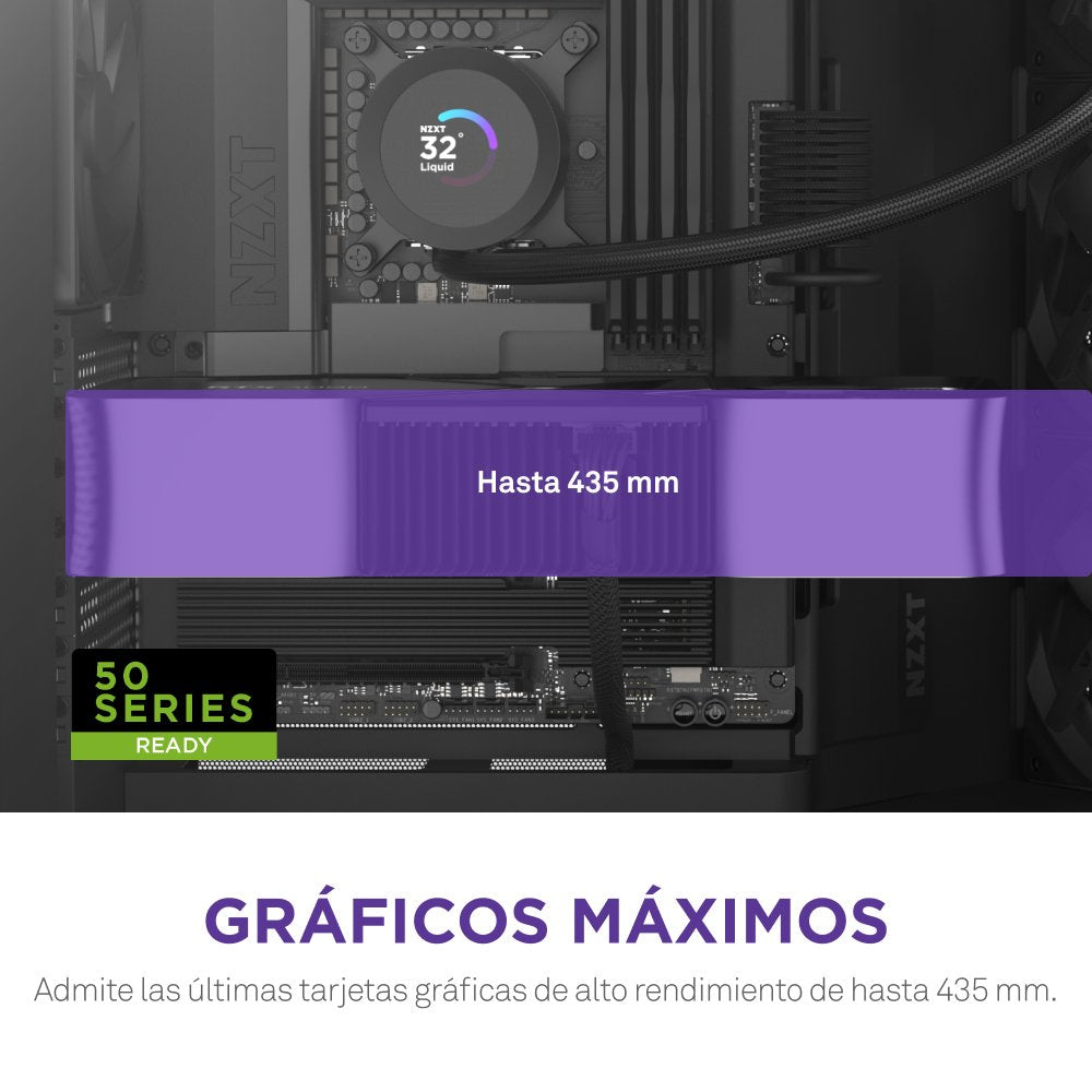 EAN 5056547207643 - NZXT H9 Flow Midi Tower Negro imagen 5