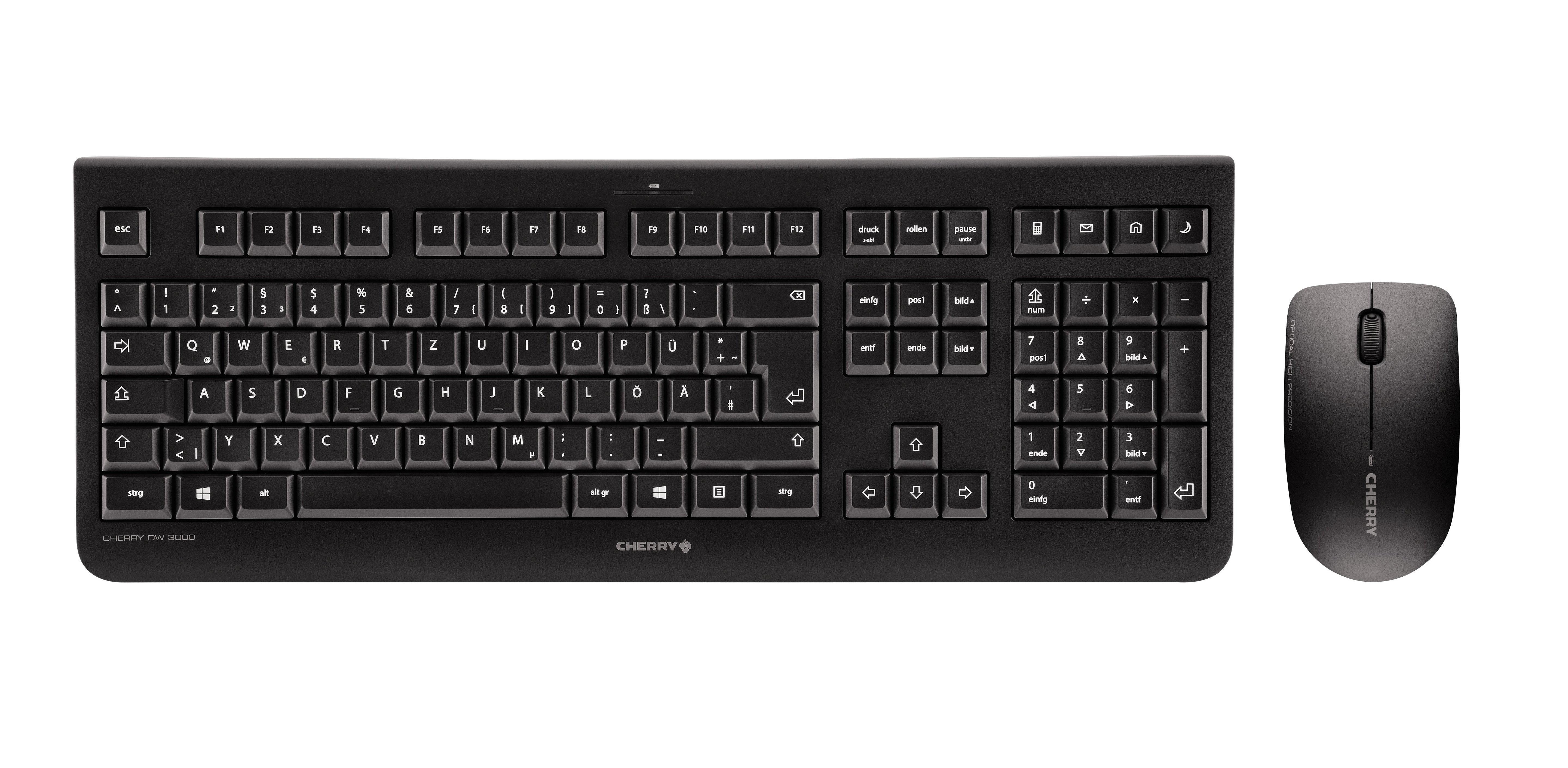 Dw 3000 - Desktop Set - Wireless - Azerty - Black