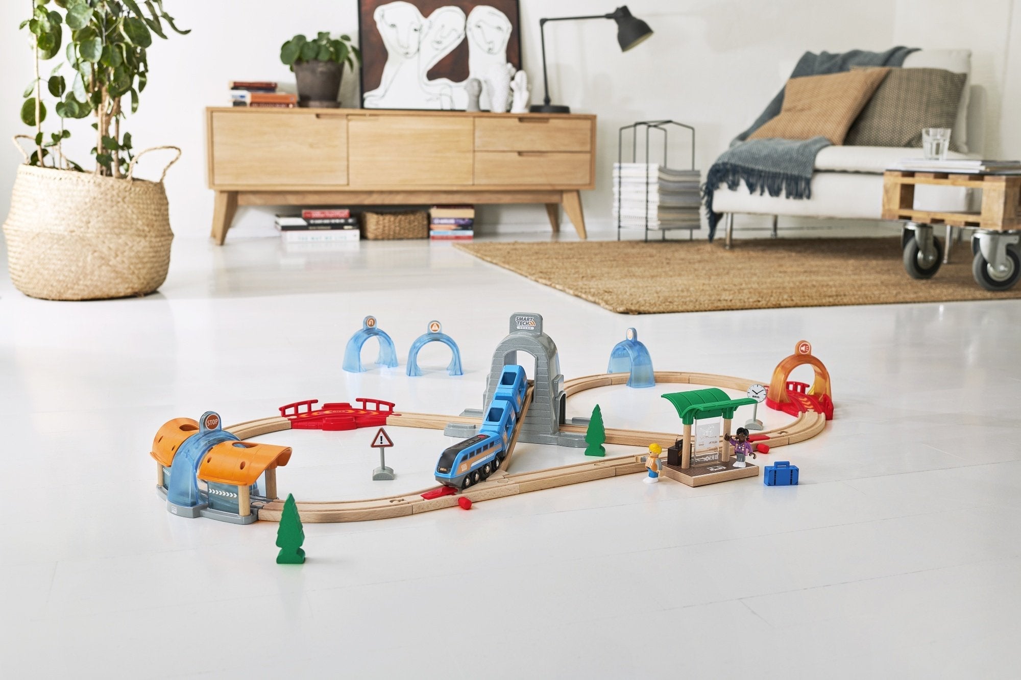 Brio 7312350339727 Pista Para Vehículos De Juguete De Plástico, Madera, Ferrocarril Niño/Niña, 3 Año(S), Vehículo Incluido, Aaa, De Plástico, Madera, Multicolor